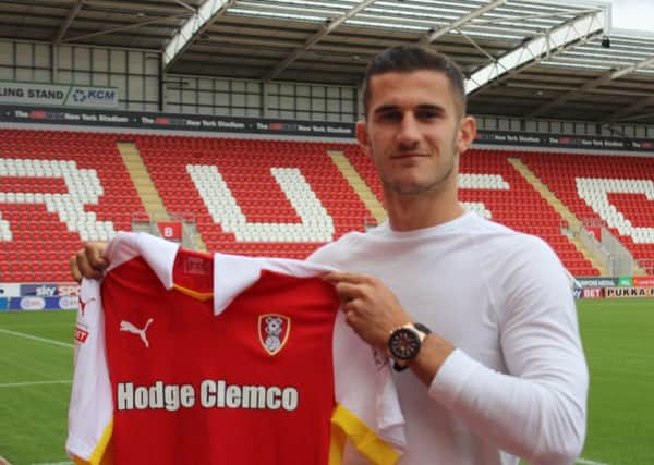 New Rotherham United signing Dominic Ball.