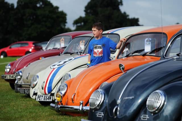 Alex Evans, 10, pictured at the VW Festival.  Picture : Jonathan Gawthorpe