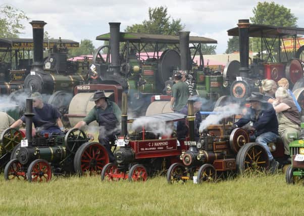 Enthusiasts lines up to shaire their passion for steam engines with the crowds. Pictures by Paul Atkinson.