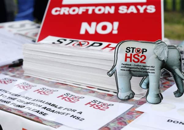 Opposition to HS2 is growing in Yorkshire.