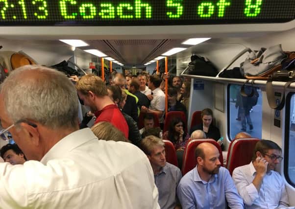 train passengers are being subjected to misery by the rail unions.