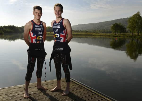 Jonny and Alistair Brownlee have benefited from the facilities at the Leeds Triathlon Centre ahead of Rio 2016. Photo: Bruce Rollinson.