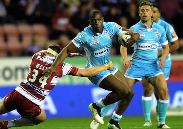 IN THE PICTURE: Huddersfield Giants' Jermaine McGillvary. Picture: Jonathan Gawthorpe