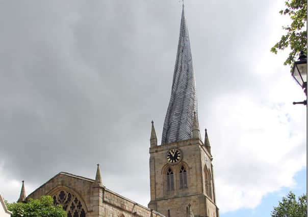 Chesterfield landmark, the Church of St Mary And All Saints and Beyond.