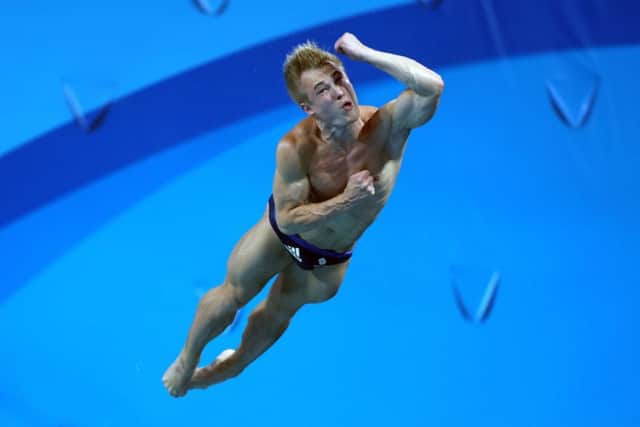 Great Britain's Jack Laugher during the men's 3m springboard final at the Maria Lenk Aquatics Centre on the eleventh day of the Rio Olympics Games, Brazil.