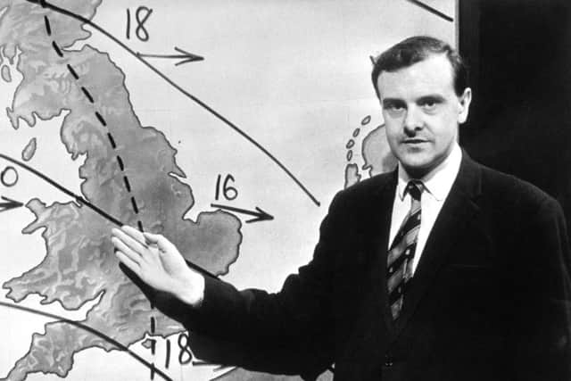 BBC forecaster Bert Foord in 1968