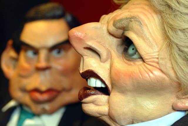 Mrs Thatchers puppet as seen on Spitting Image.  (PA)