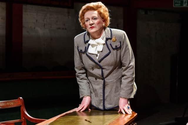 Double take: Steve Nallon as Margaret Thatcher in his new show, Dead Sheep. (Pictures: Darren  Bell photography).
