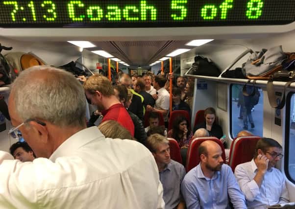Passengers continue to be taken for a ride on overcrowded and late-running trains.