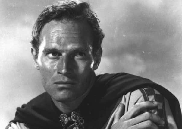 Classic film: Charlton Heston seen here in Ben-Hur in 1959. He won an Oscar for his role the following year. (Picture: PA).