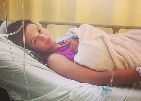 Picture taken from the Twitter feed of television sports presenter Charlie Webster, 33, who is seriously ill in a Rio hospital after contracting an infection following a 3,000 mile charity cycle from London.