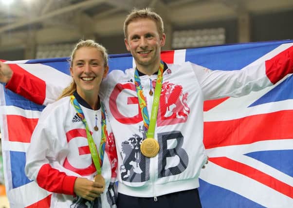 Golden Couple: Laura Trott and Jason Kenny have five golds between them from the Rio Olympics.  (Picture: PA).