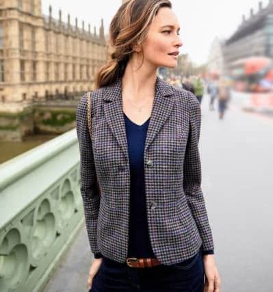 Textured wool blazer, Â£179, from cashmere and luxury fabrics brand Pure Collection, which is based in Harrogate and retails both in the UK and the US. The brand will be available in John Lewis Leeds.
