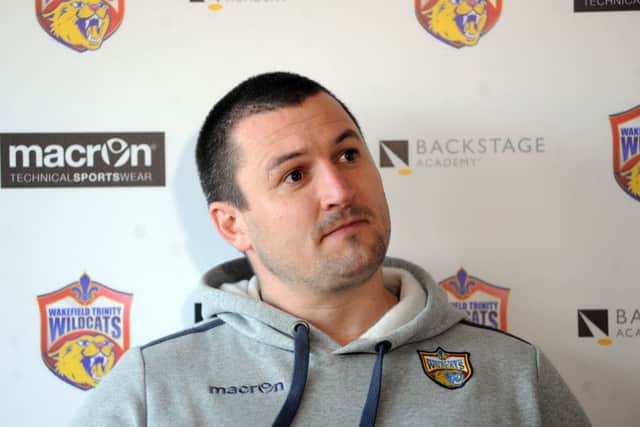 FRUSTRATED: Wakefield Trinity coach, Chris Chester