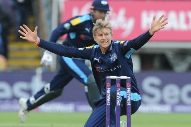 Yorkshire Vikings' Joe Root unsuccessfully appeals during the NatWest T20 Blast Finals Day at Edgbaston, Birmingham. (Picture: Rui Vieira/PA Wire)