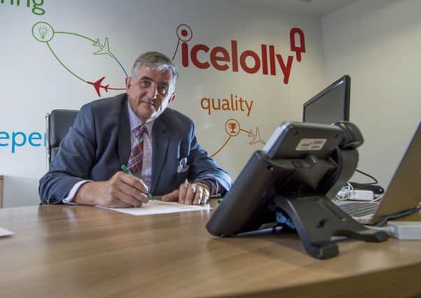 Andrew Latham, chief executive of holiday firm icelolly.com.     Picture James Hardisty.