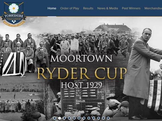 Moortown is one of three courses staging this year's Yorkshire Challenge from September 7-9.