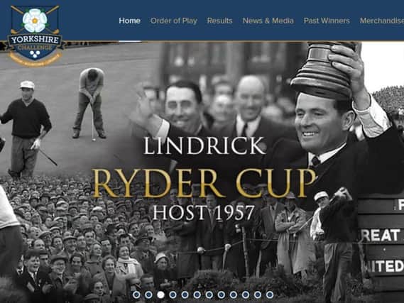 Lindrick is one of three courses staging this year's Yorkshire Challenge from September 7-9.