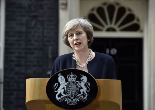 New Prime Minister Theresa May. Hannah McKay/PA Wire