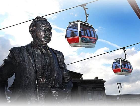 How the new cable car might look.