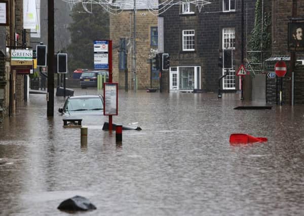 Hebden Bridge was among the areas hit by flooding on Boxing Day 2015