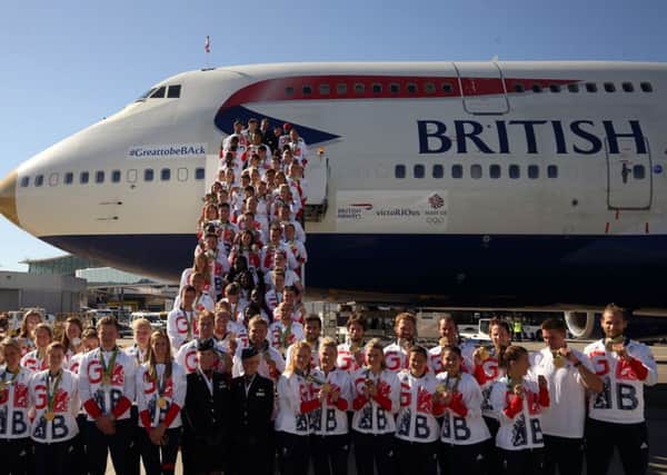 Team GB's heroes return from the Rio Olympics.