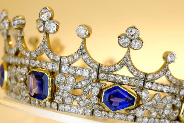 A temporary ban has been imposed to prevent Queen Victoria's coronet going overseas