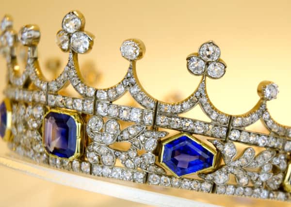 A temporary ban has been imposed to prevent Queen Victoria's coronet going overseas
