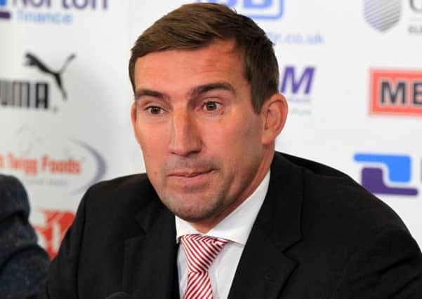 Rotherham United manager Alan Stubbs (Picture:  Chris Etchells).