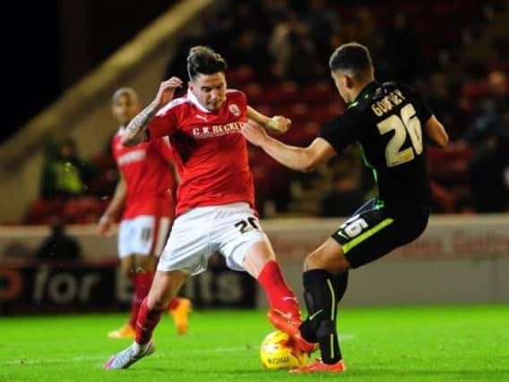 Adam Hammill had a part to play in Barnsley's first two goals