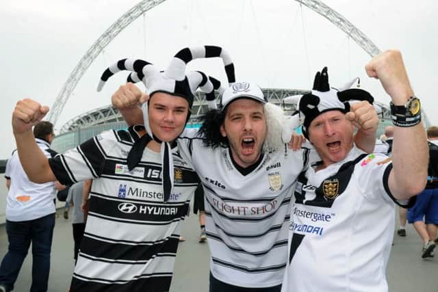 Hull fans enjoyed their day out at Wembley (Photo: Jonathan Gawthorpe)
