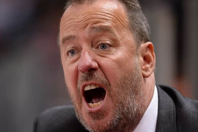 FRUSTRATED: Sheffield Steelers' head coach, Paul Thompson. Picture: Dean Woolley.