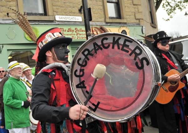 The drummer of the Flagcrackers at the Wath Festival in 2012. Picture: Andrew Roe