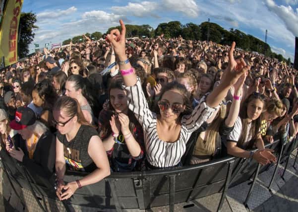 The crowd in front of the main stage for The Vaccines. PIC: Mark Bickerdike