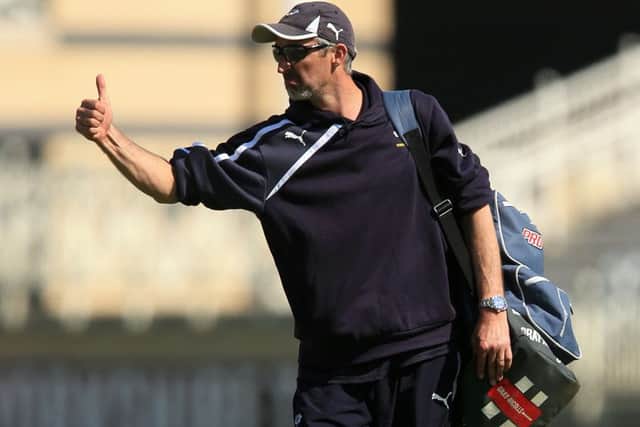 CHEERS, I'LL BE OFF THEN: Yorkshire coach Jason Gillespie will leave the club after five years at the end of this season.