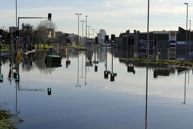 Flooding in Leeds last December. Picture: Bruce Rollinson