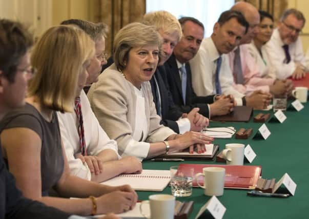 Theresa May and her Cabinet will discuss Brexit today.