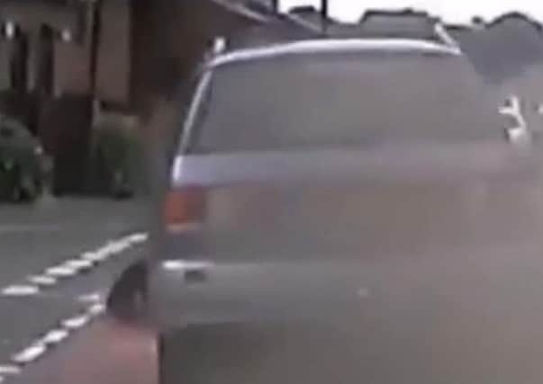 The vehicle captured on camera in High Green. Still: YouTube