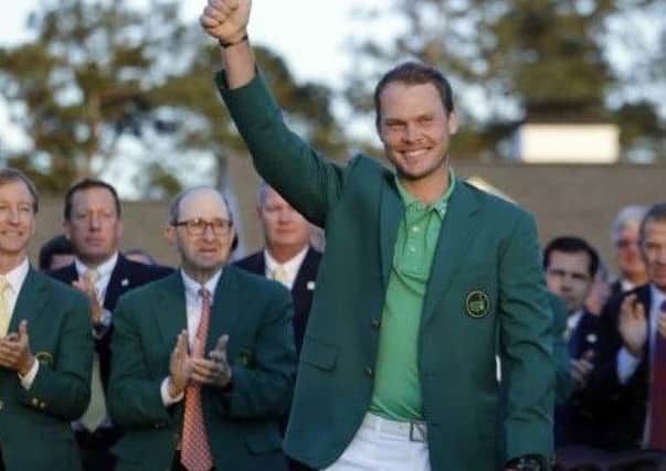 Sheffield's Danny Willett after winning the US Masters.