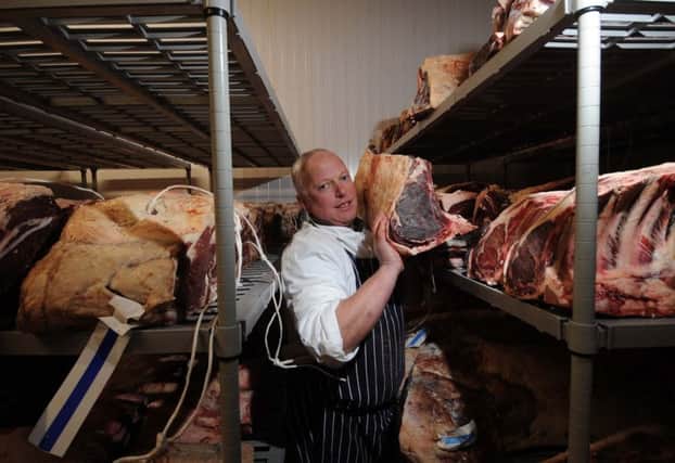 Director of butchery Andrew Carrington takes the strain at Ripon-based Farmison and Co