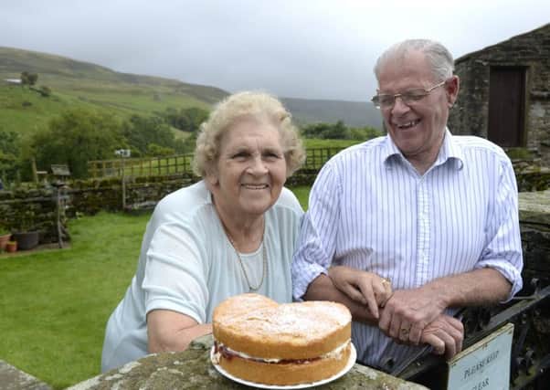 Ernest and Doreen Whitehead at home in Keld.  Picture: Bruce Rollinson