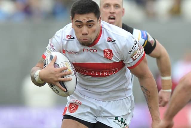 Rovers Ken Sio crossed for a try.