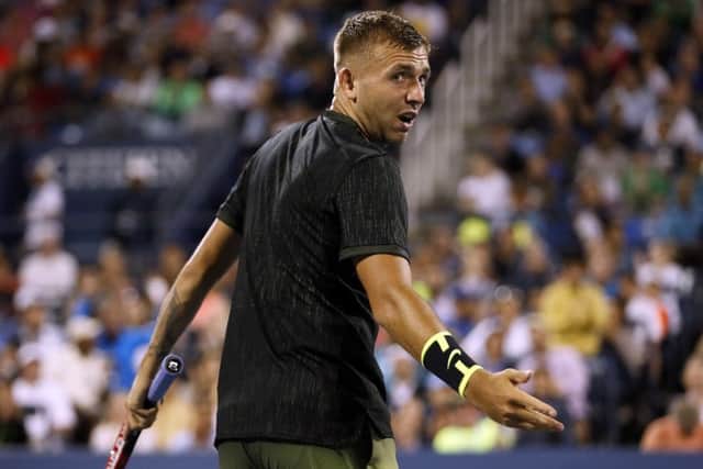 Daniel Evans impressed before going out against Stan Wawrinka in the third round of the US Open. Picture: AP/Adam Hunger
