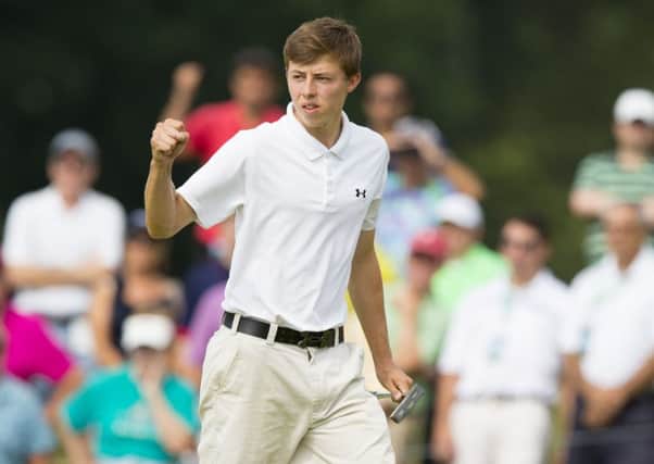 Matt Fitzpatrick finished well over the weekend at the European Masters in Crans, Switzerland.