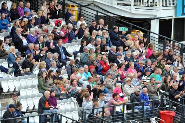 Sessay supporters at Lord's.