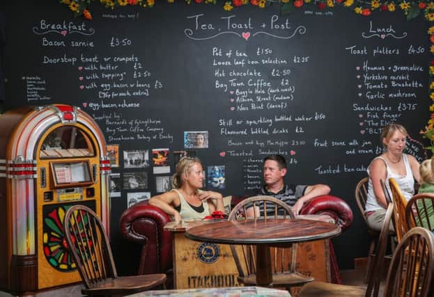 Tea, Toast and Post, a quirky cafe in Robin Hood's Bay, is quickly becoming a top music venue. Picture: Ceri Oakes