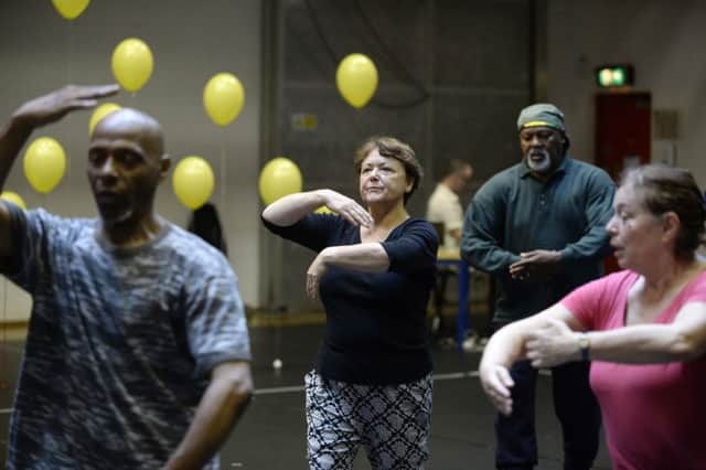 Rehearsals for 'Anniversary' at the West Yorkshire Playhouse.  Picture: Bruce Rollinson