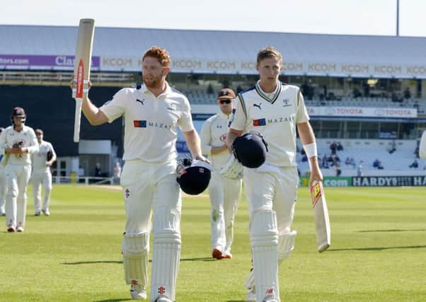 Jonny Bairstow and Joe Root will miss the remainder of Yorkshire's championship challenge.
