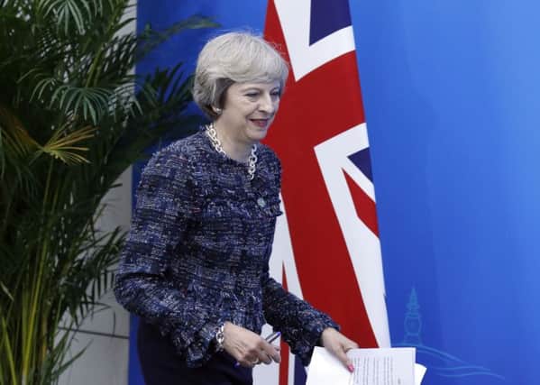 Theresa May at the G20 summit.