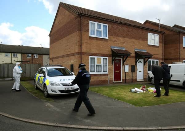 The house in Spalding, Lincolnshire, where the bodies of 49-year-old Elizabeth Edwards and her 13-year-old daughter Katie were found. Two 15-year-olds have pleaded guilty at Nottingham Crown Court to the manslaughter of the pair